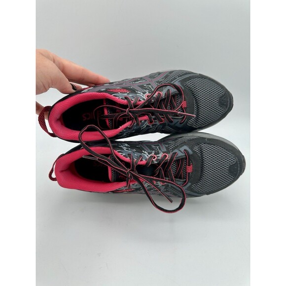 GREAT COND. Asics Gel Venture 6 women’s black grey Sneakers Shoes US 8.5 EUR 40 - Picture 6 of 7